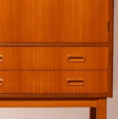 buffet en teck des années 1960:: conçu par Karl-Erik Ekselius pour J.O. Carlsson.