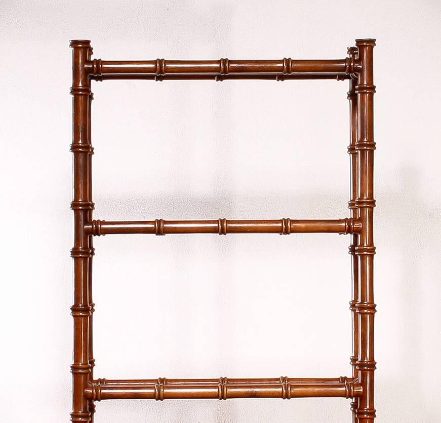 vintage bamboo bookcase