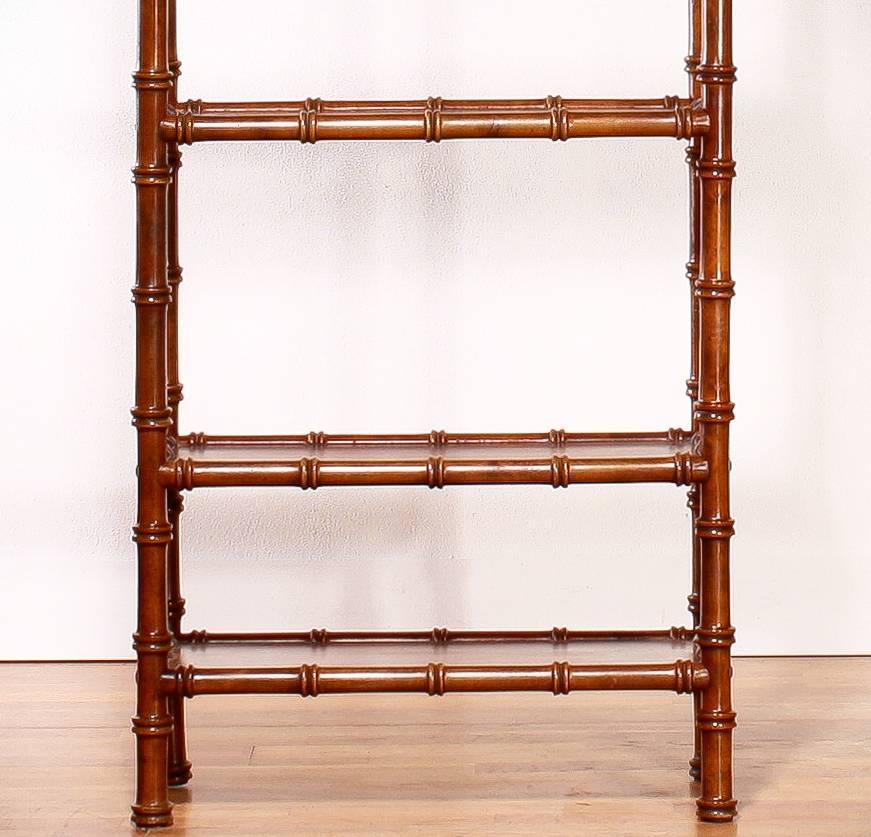 Late 20th Century 1970s, Bookcase, Bamboo Style