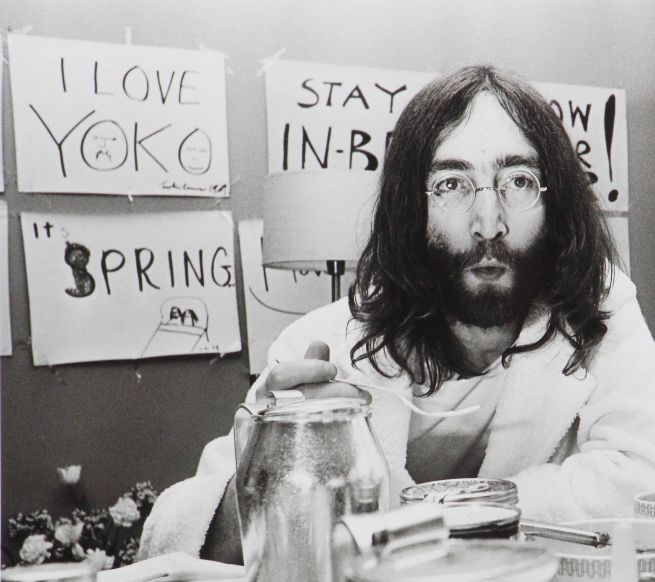 Dutch Nico Koster, John Lennon, Amsterdam, 1969, Framed Photograph