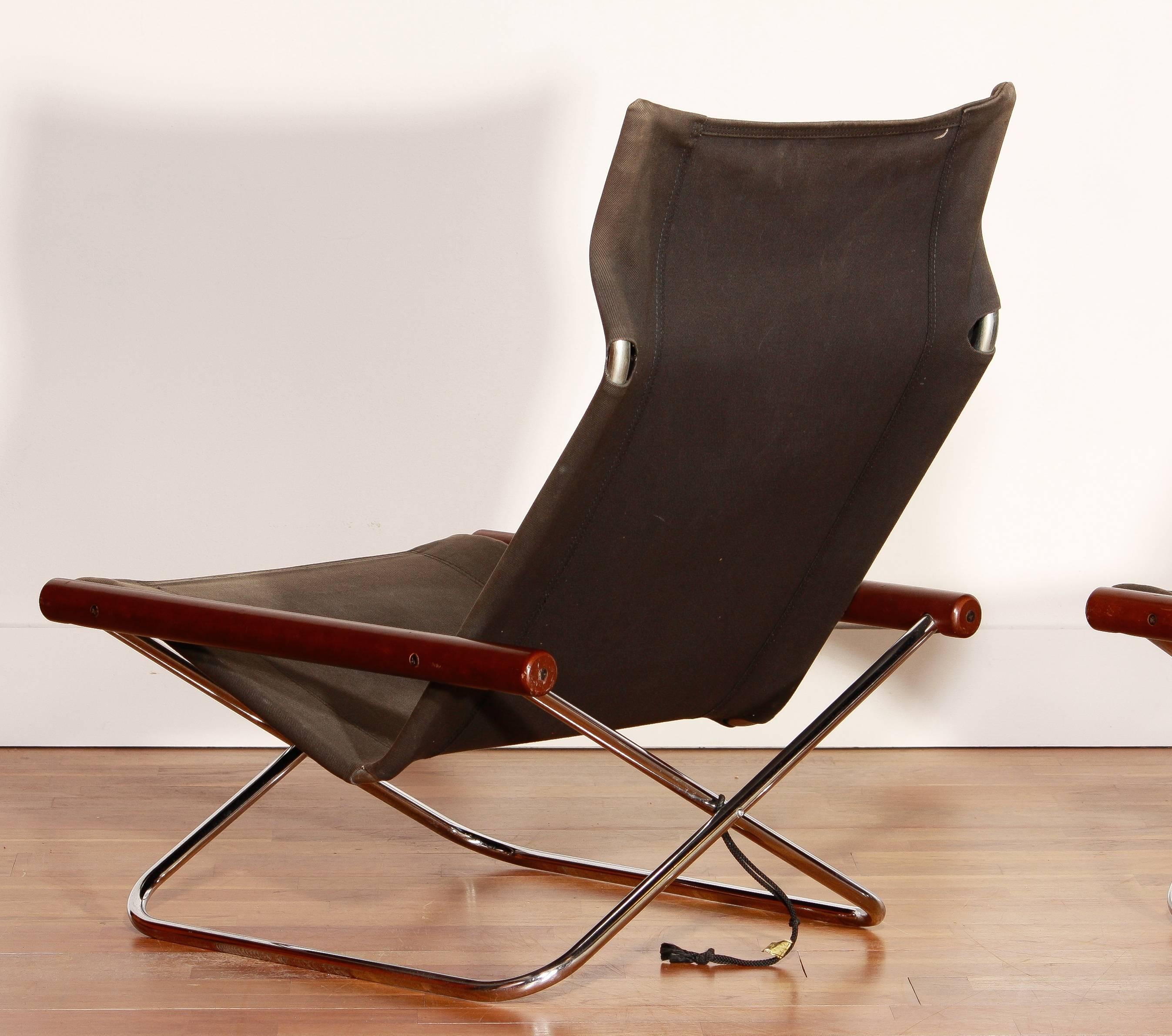 1960s by Takeshi Nii for Suekichi Uchida Japan, Folding Chairs In Good Condition In Silvolde, Gelderland