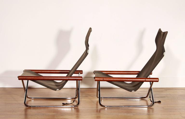 1960s by Takeshi Nii for Suekichi Uchida Japan, Folding Chairs at 1stDibs