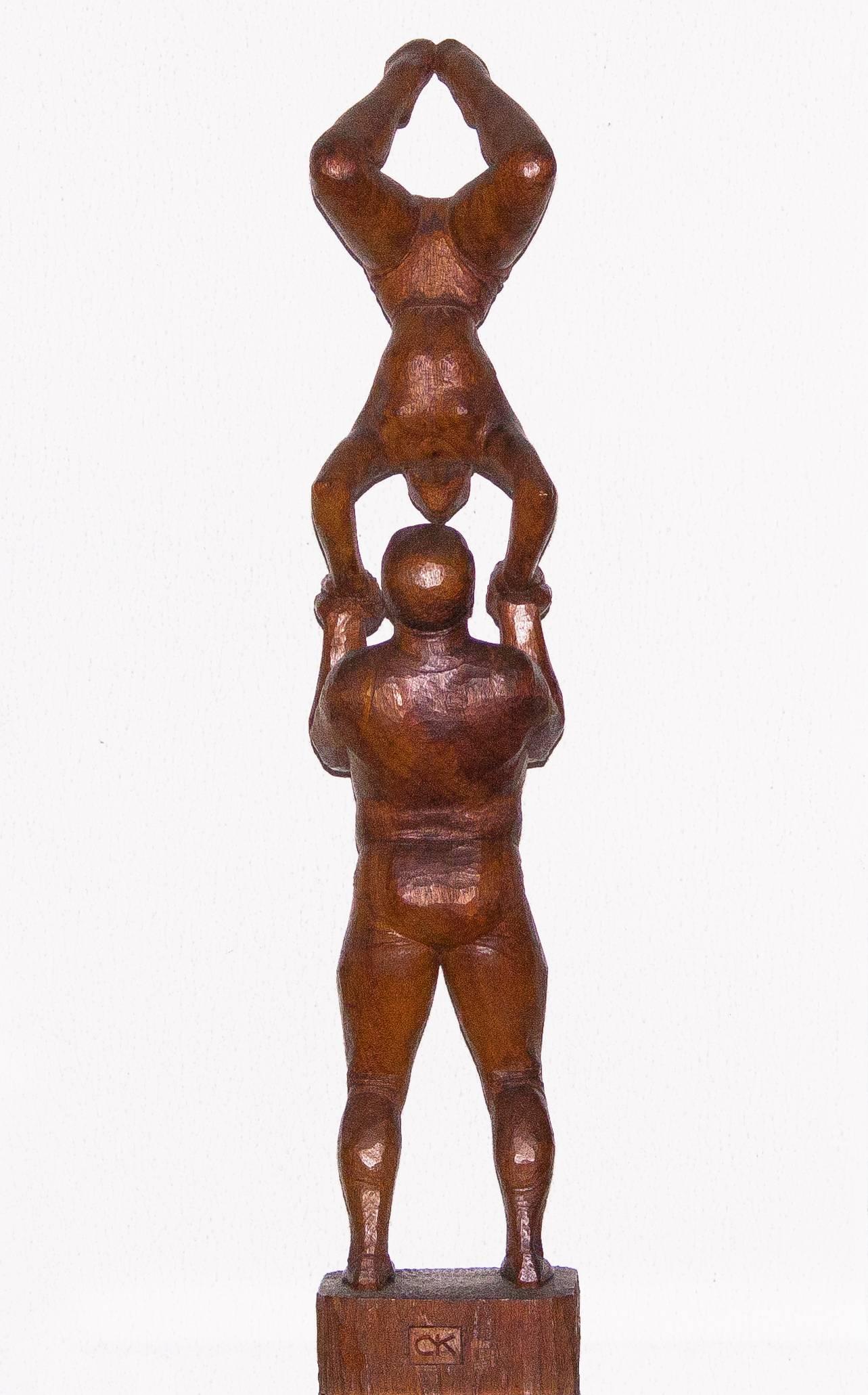 1950s, Sculpture 'The Acrobats' by Cor van Kralingen 1
