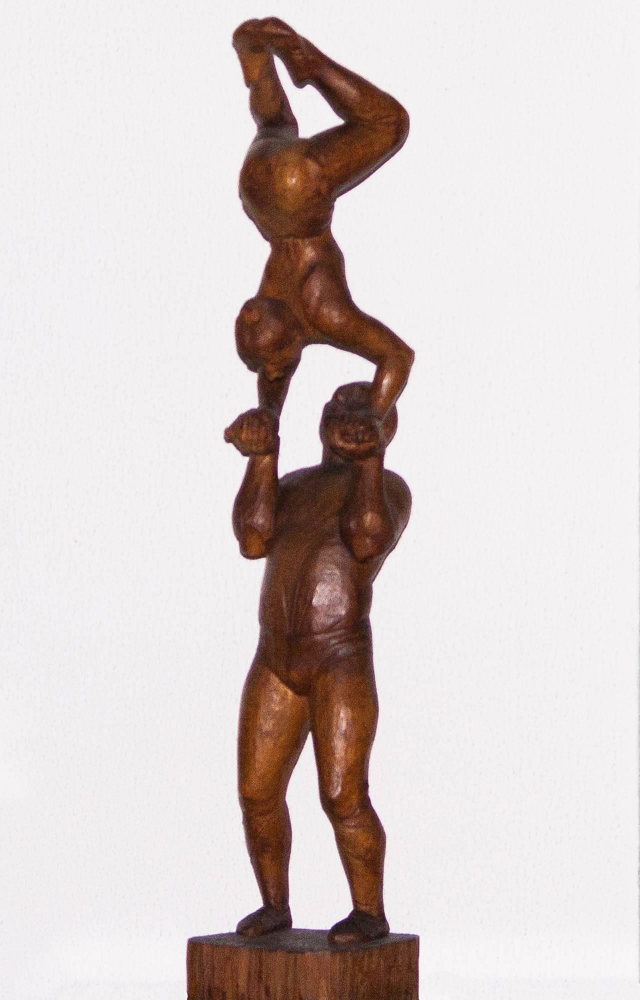 1950s, Sculpture 'The Acrobats' by Cor van Kralingen 2