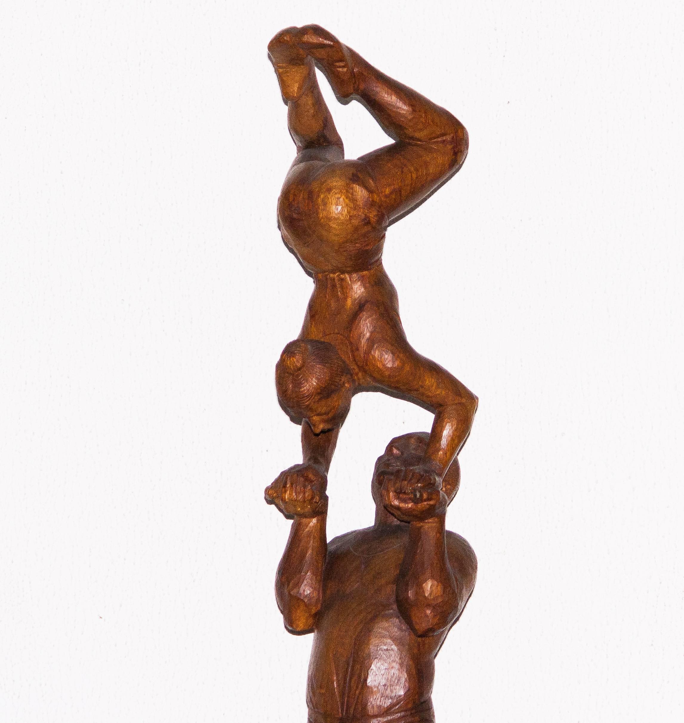 1950s, Sculpture 'The Acrobats' by Cor van Kralingen 3