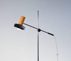 1970s Beautiful Yellow Metal Floor Lamp by Gura-Leuchten
