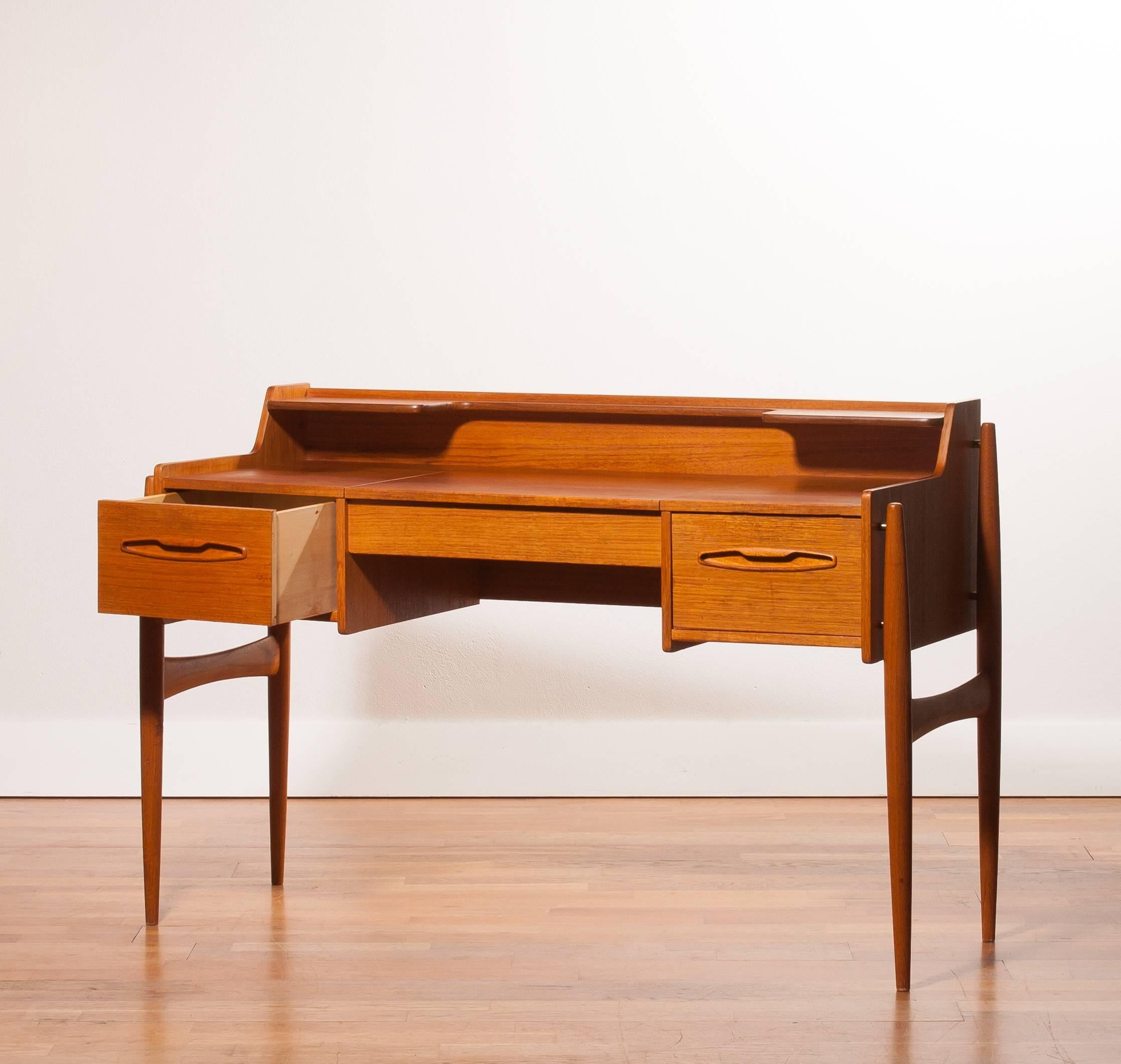 1950s, Beautiful Teak Dressing Table or  Desk 1