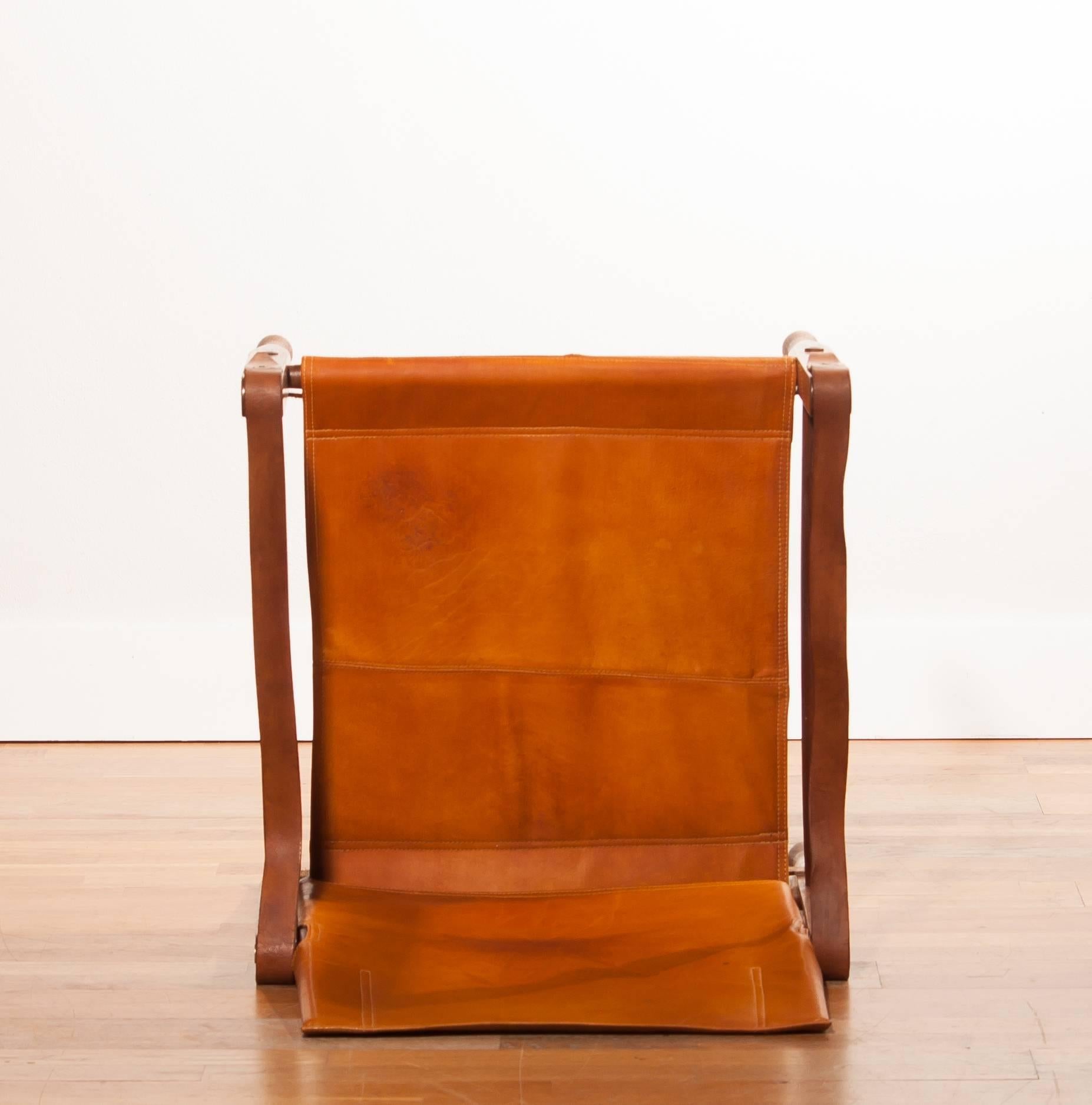 1930s, Kaare Klint Safari Chair for Rud, Rasmussen In Good Condition In Silvolde, Gelderland