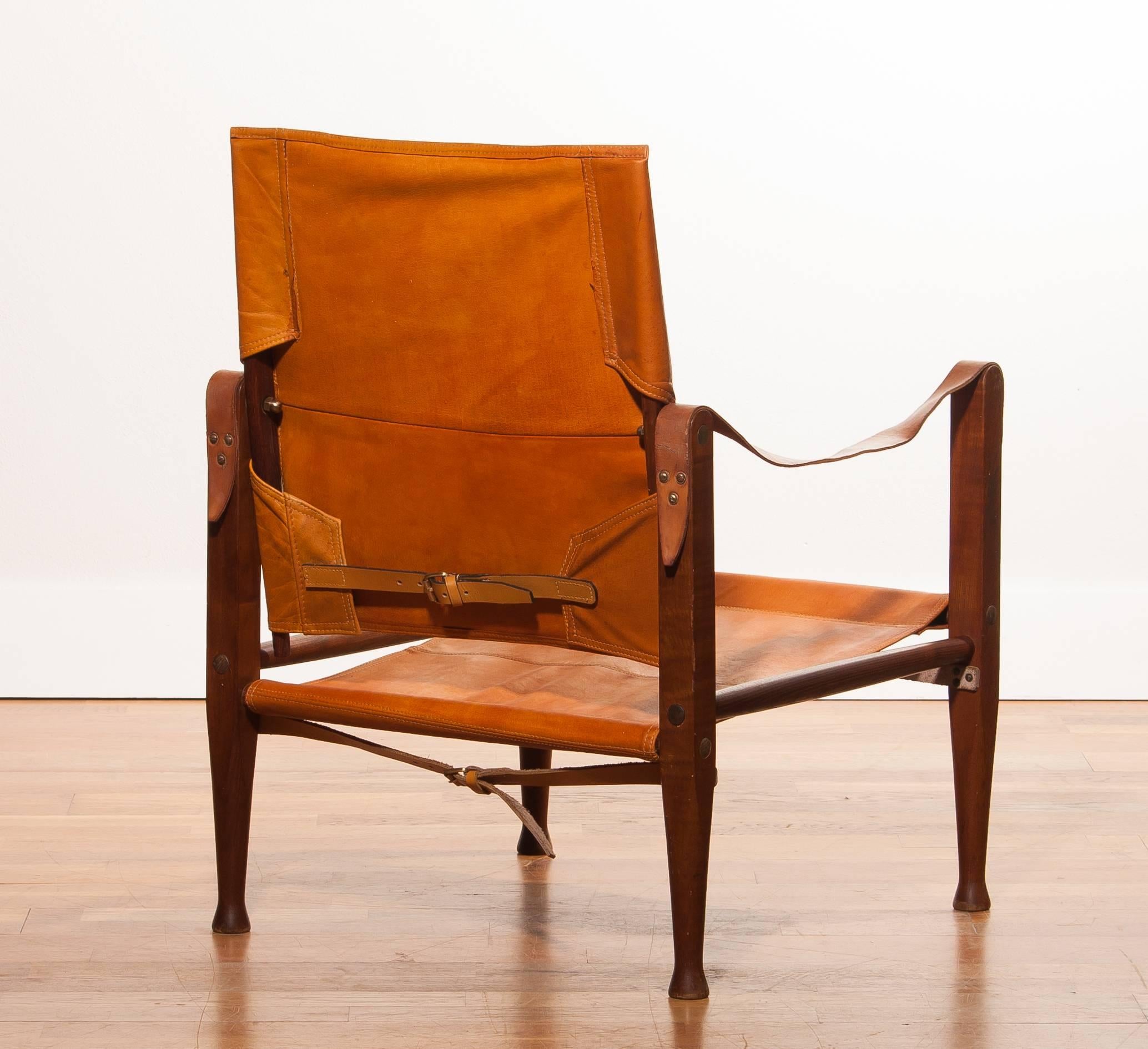 Mid-20th Century 1930s, Kaare Klint Safari Chair for Rud, Rasmussen