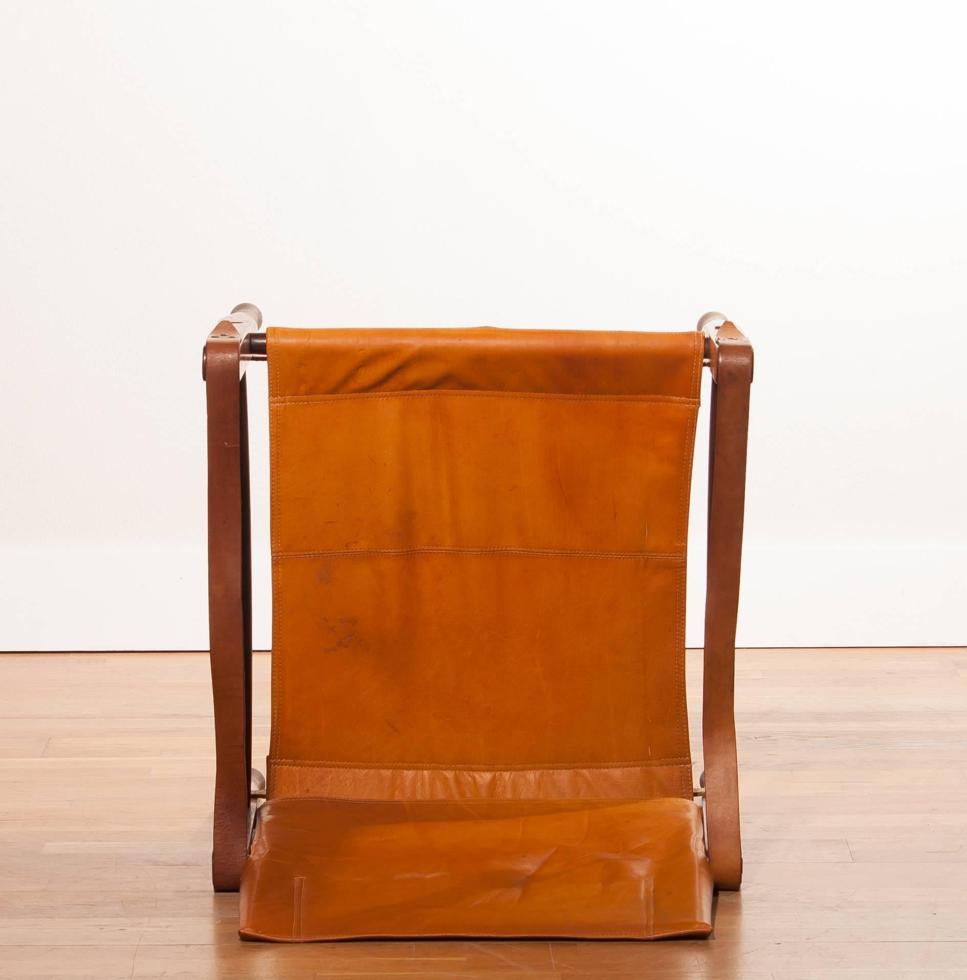 Mid-20th Century 1930s, a Kaare Klint Safari Chair for Rud. Rasmussen