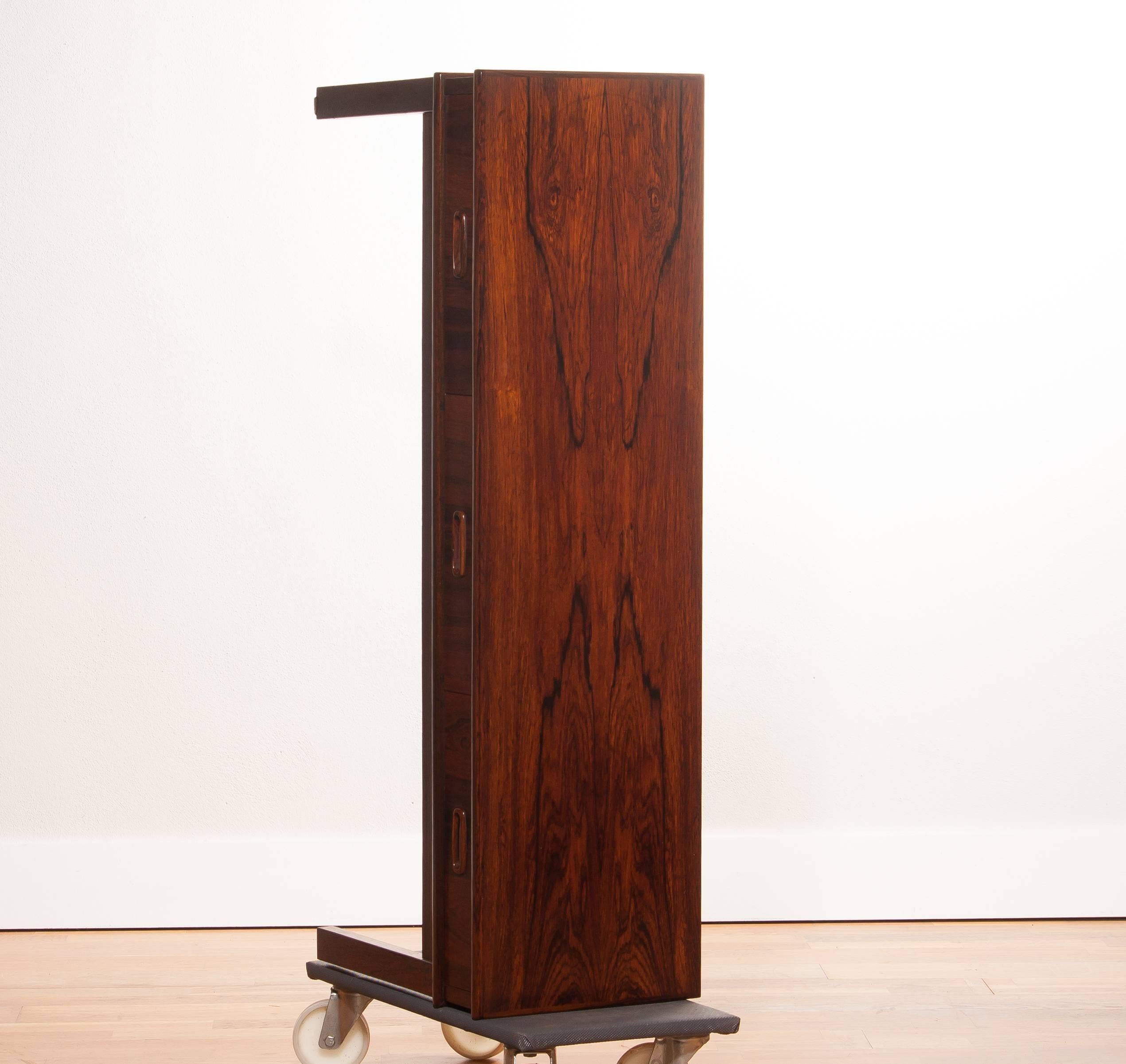 1960s, Rosewood Side Table by Poul Hundevad 1