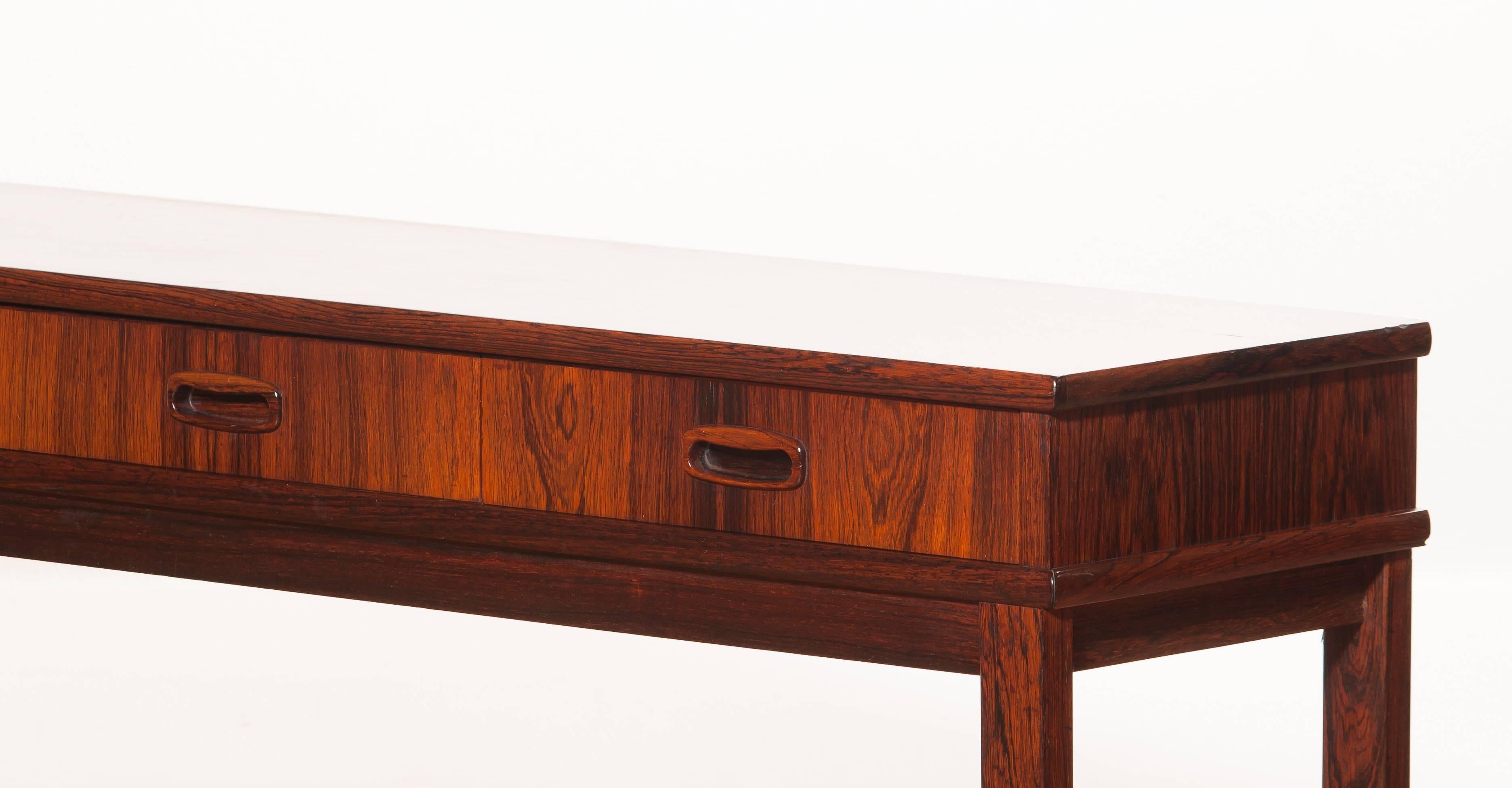 1960s, Rosewood Side Table by Poul Hundevad 2