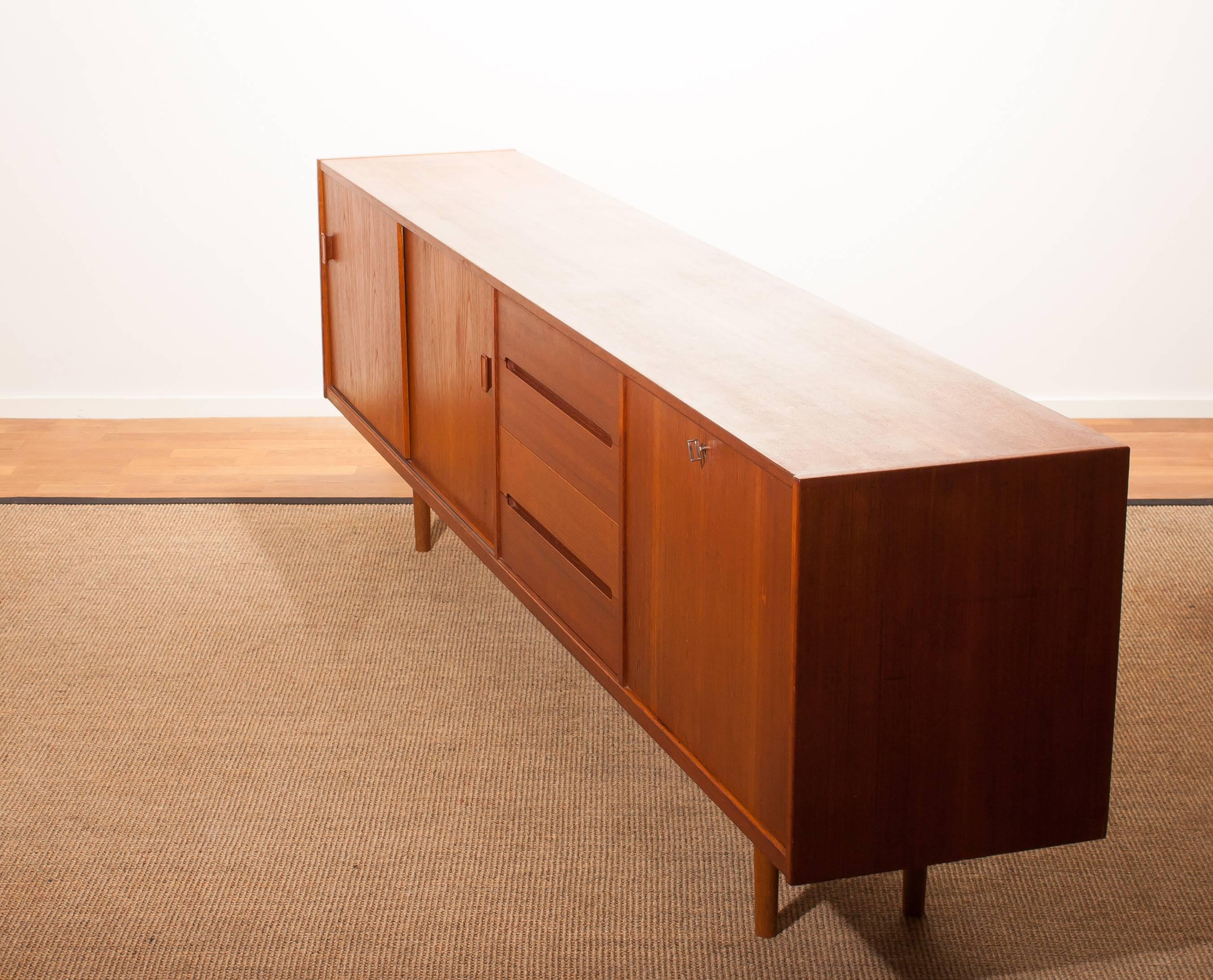 Mid-20th Century 1960s, Teak Sideboard 'Grand' by Nils Johnson for Troeds Sweden