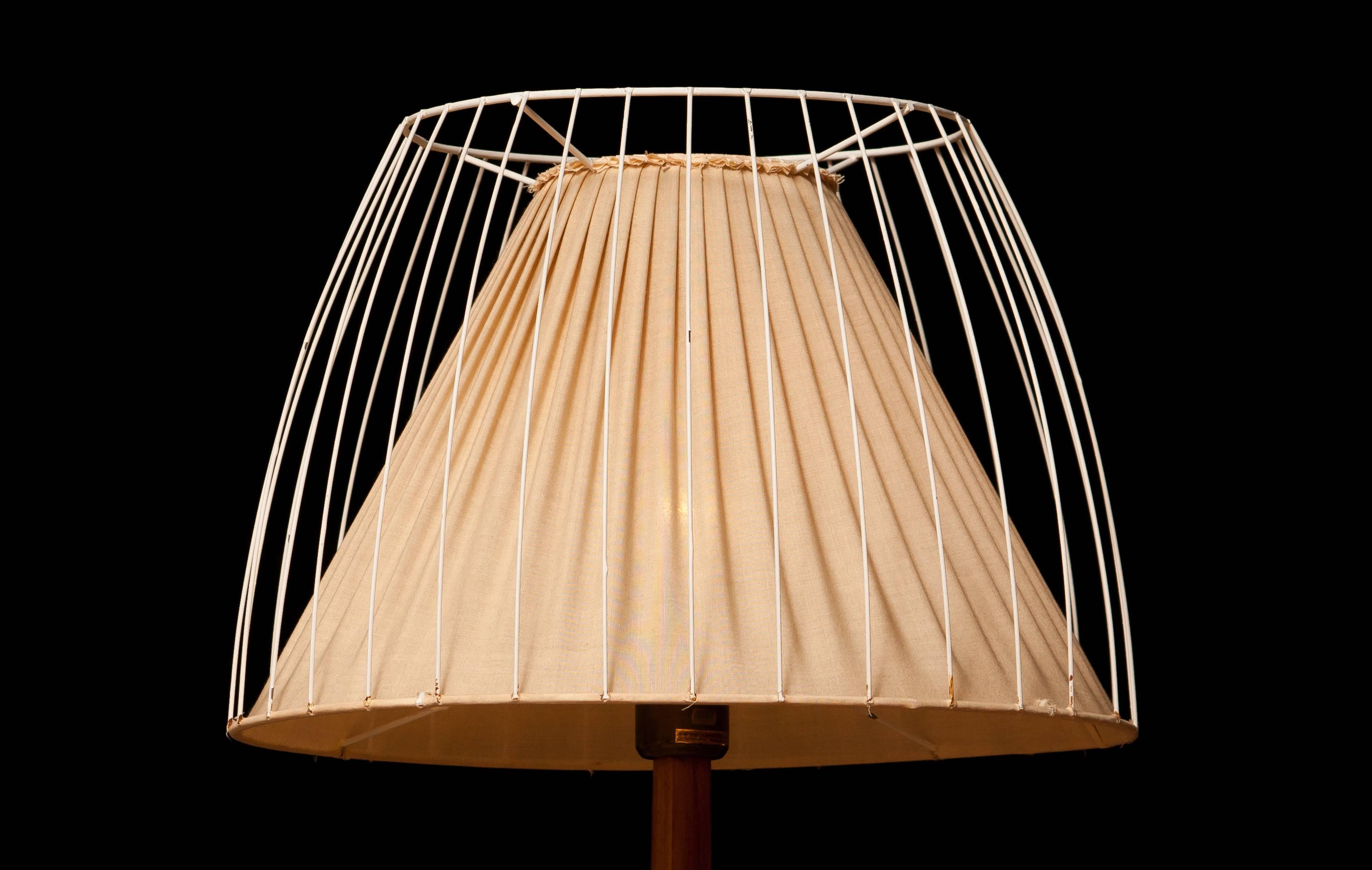 Swedish 1950s, Double Shade Floor Lamp by Stilarmatur, Sweden