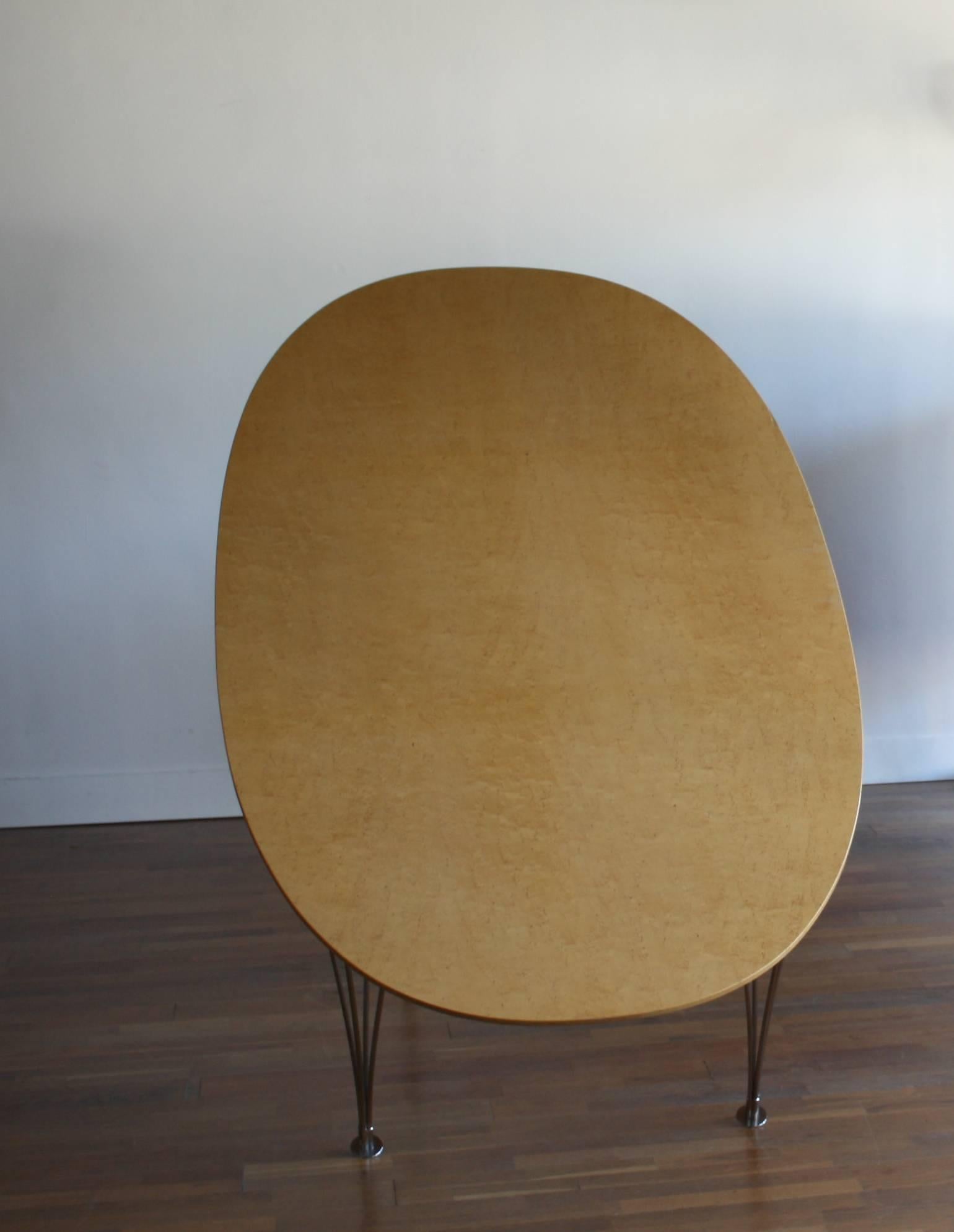 Danish 1960s, 'Superelipse' Dining Table by Piet Hein & Bruno Mathsson