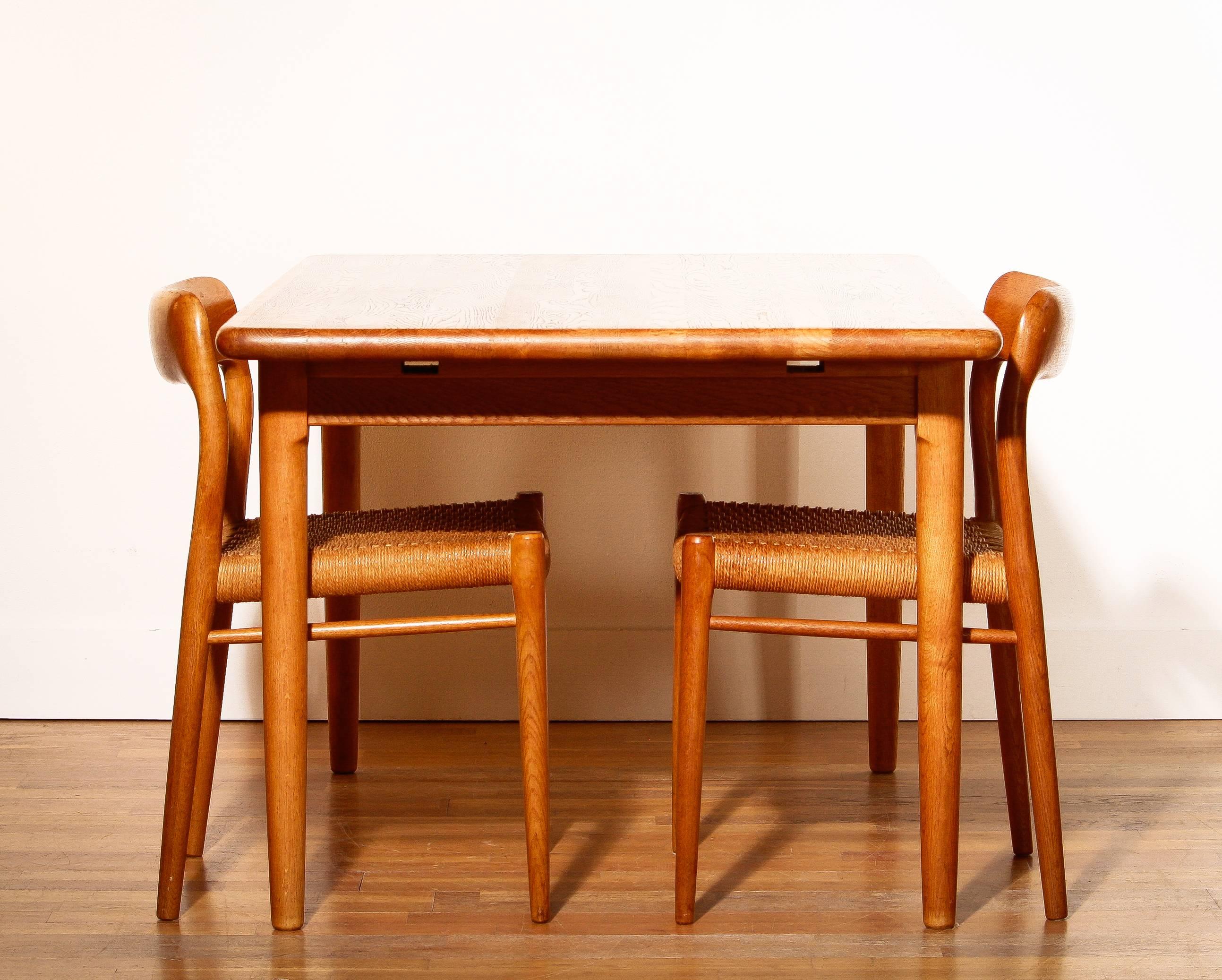 1954 Oak Dining Table by Niels Otto Møller for Jl Møller Møbelfabrik 3