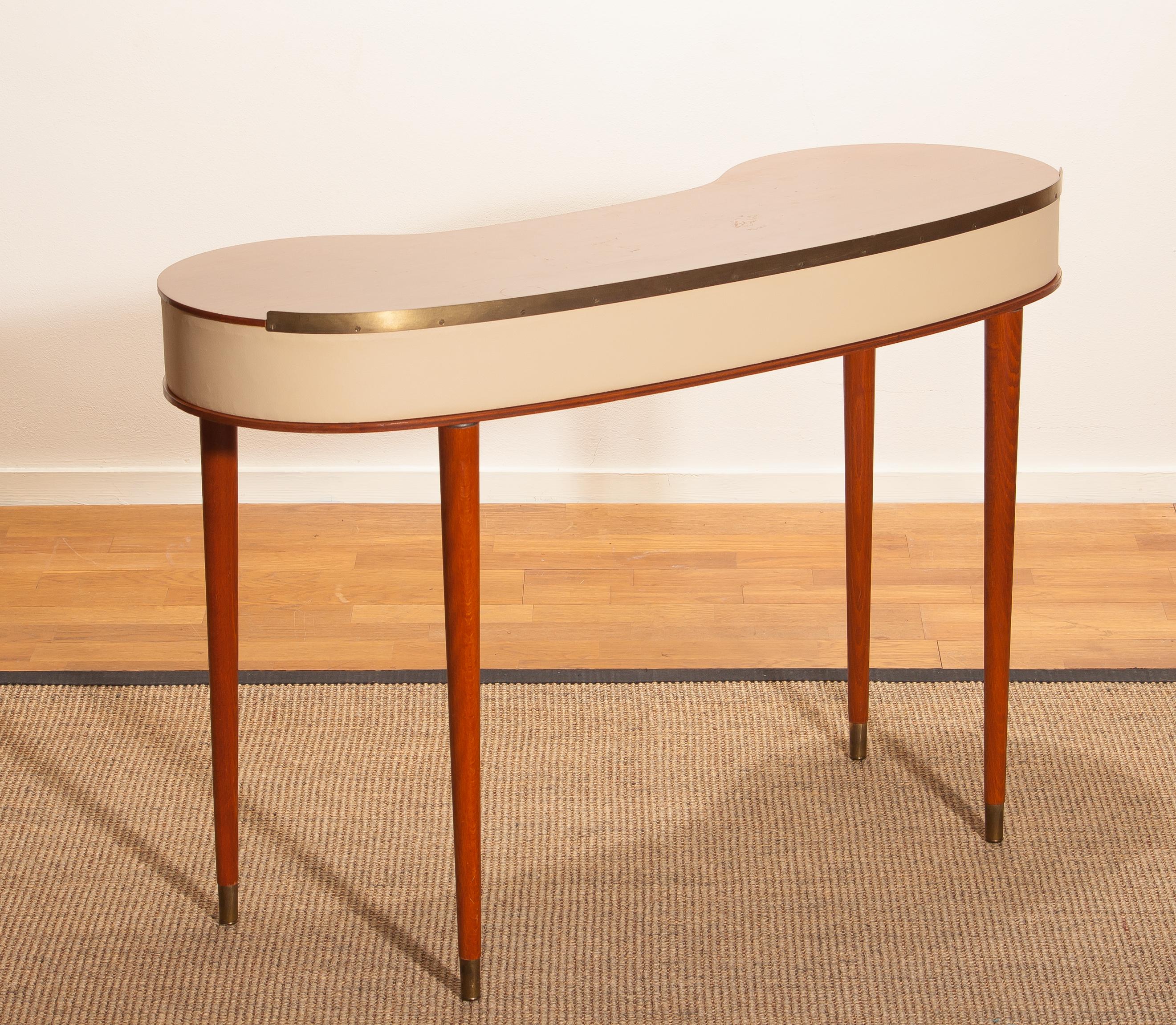 Mahogany Vanity or Dressing Table by Halvdan Pettersson for Tibro, Sweden, 1950s 2