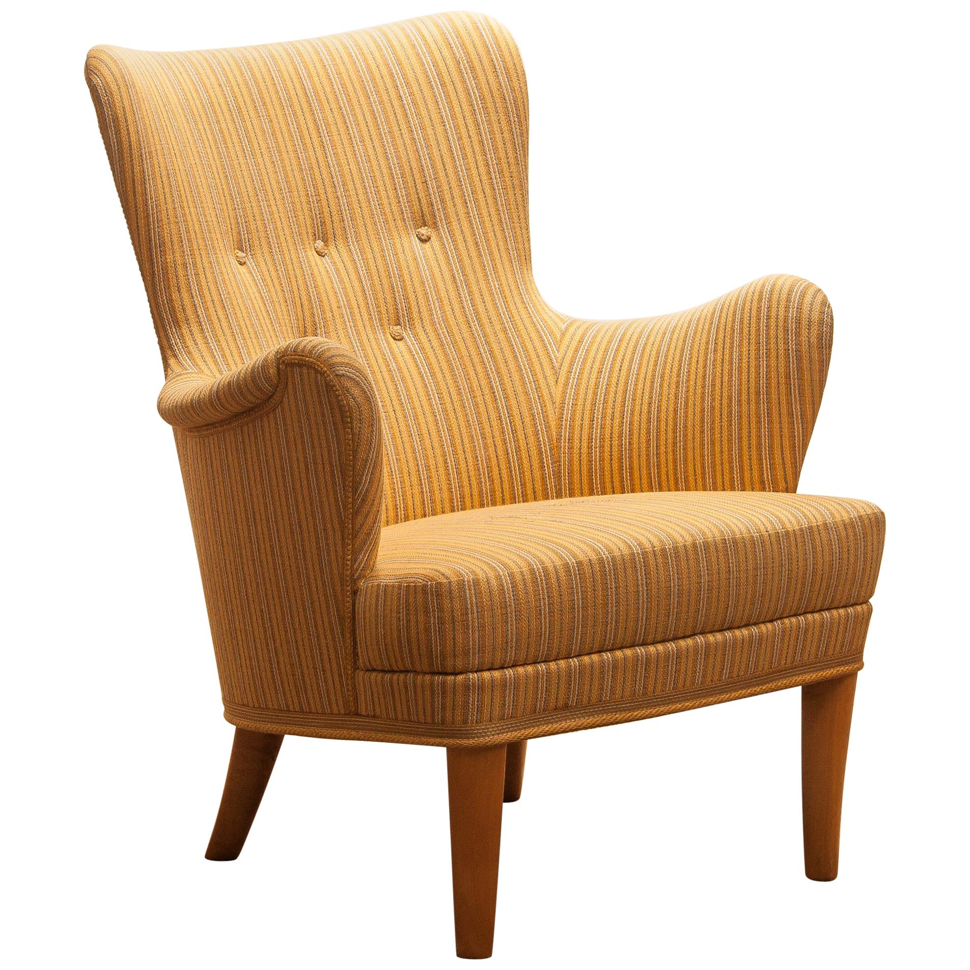 Mid-Century Modern Easy Arm Lounge Chair 