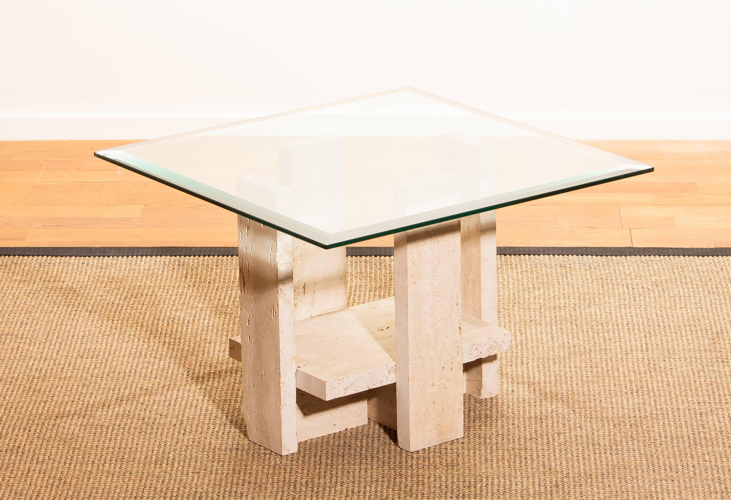 Brutalist Willy Ballez Coffee Table, 1970