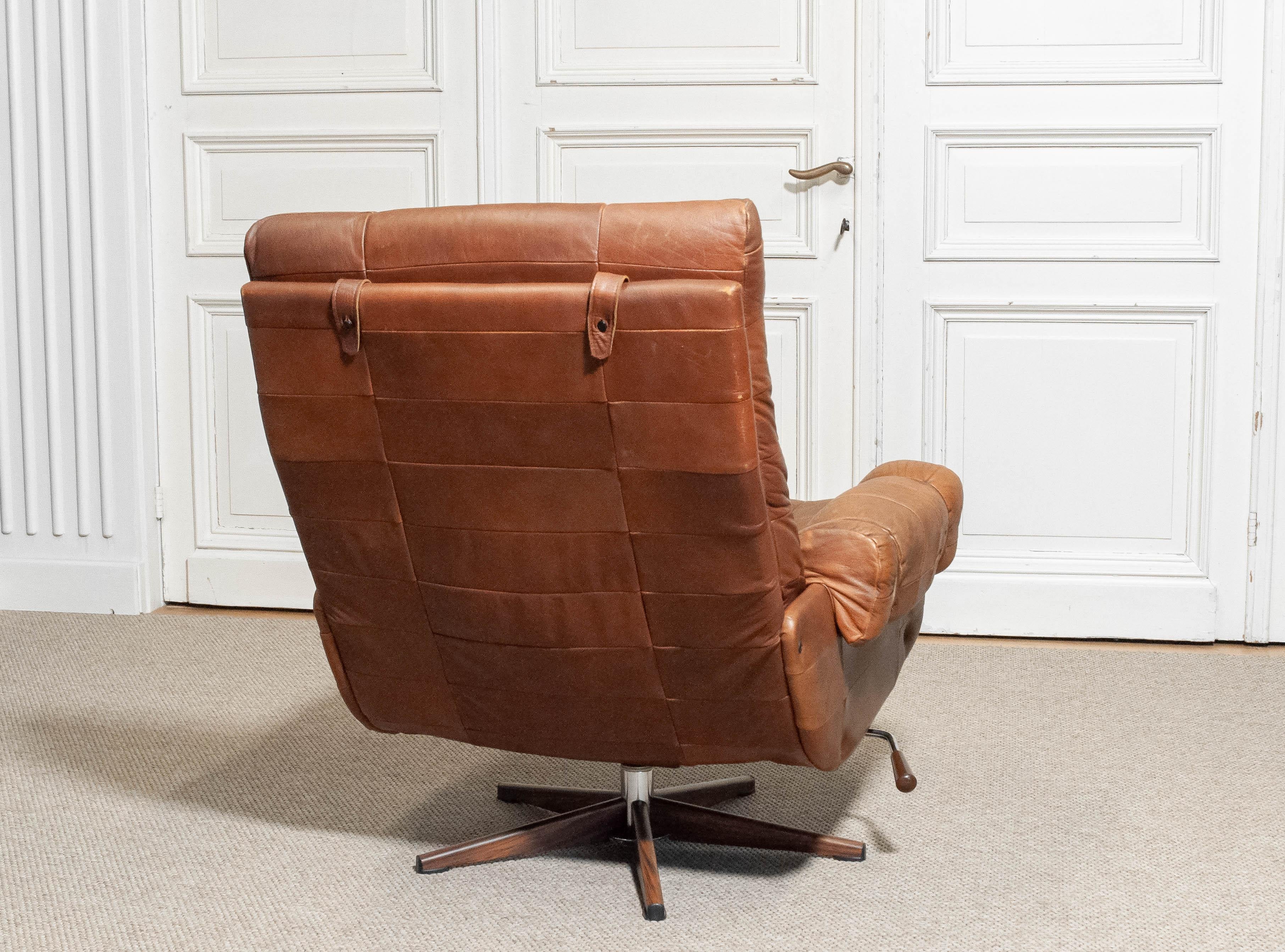 Arne Norells, chaise longue à bascule et pivotante, années 1960 en vente 4