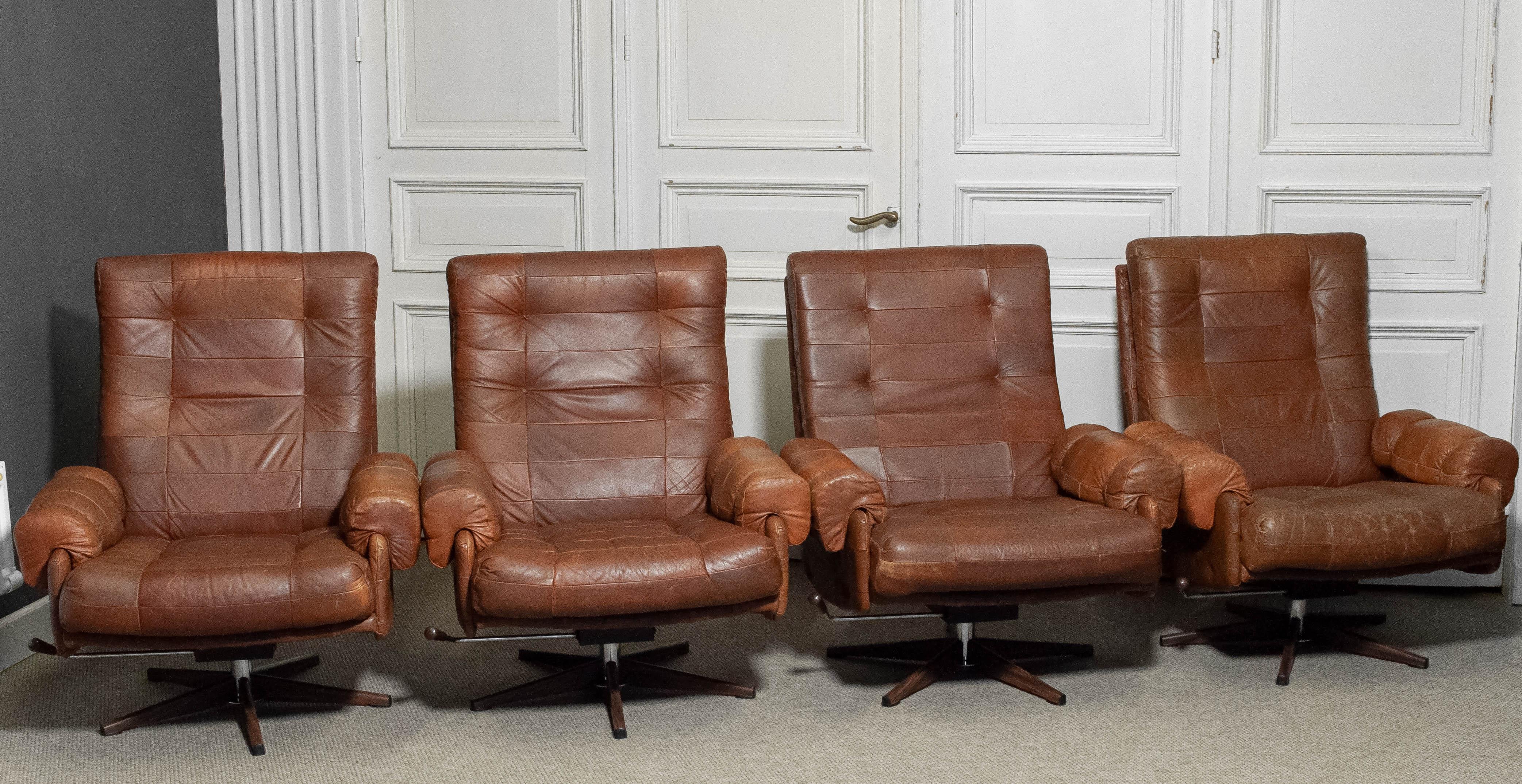 Arne Norells, chaise longue à bascule et pivotante, années 1960 en vente 5