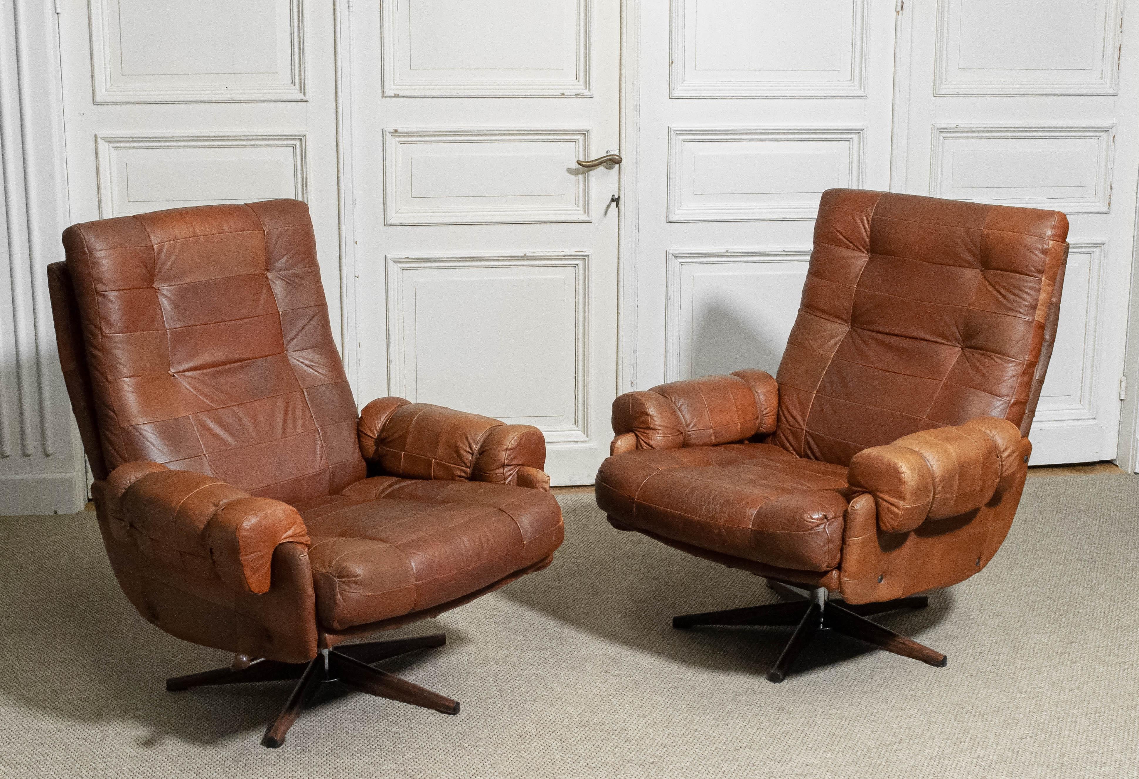Arne Norells, chaise longue à bascule et pivotante, années 1960 en vente 6