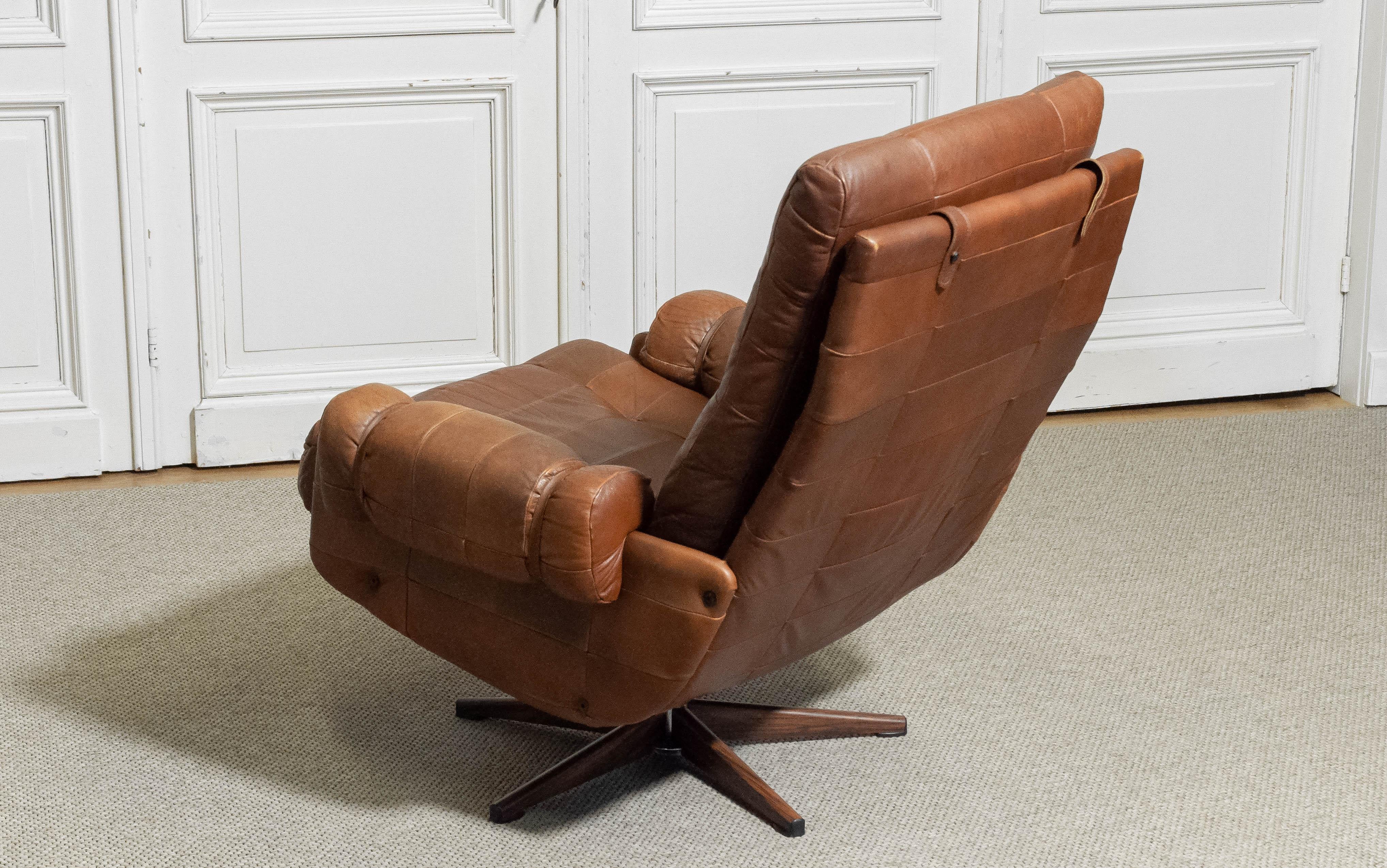 Arne Norells, chaise longue à bascule et pivotante, années 1960 en vente 3