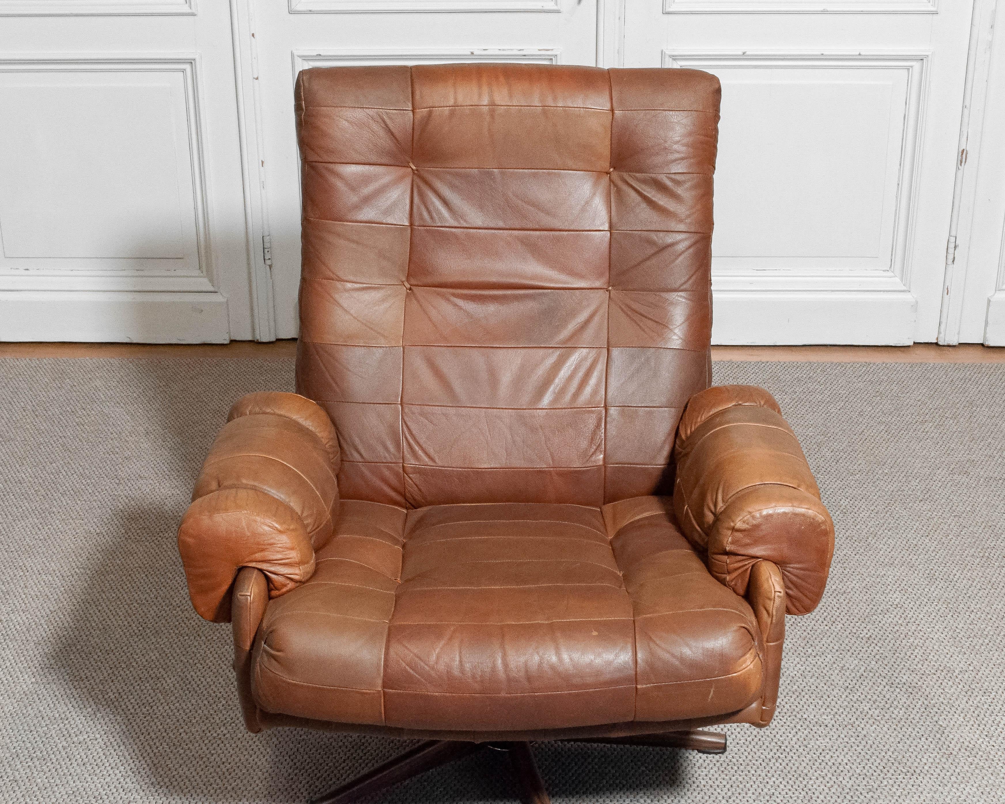 Arne Norells, chaise longue à bascule et pivotante, années 1960 en vente 2