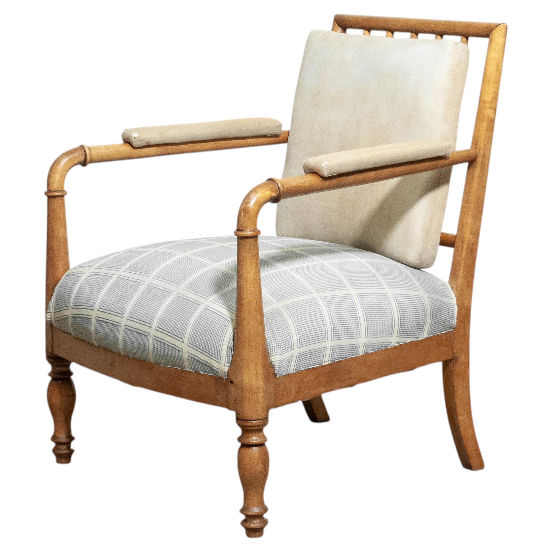 Late 19th-century Swedish Biedermeier armchair