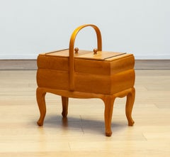 1950s, Charming Sewing Box, Sweden
