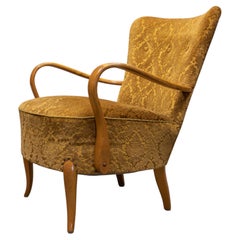 Sillón moderno de los años 40, atribuido a Alfred Christensen. Dinamarca