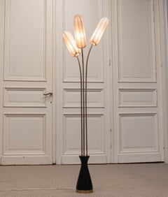 1950s , Three-Light Floor Lamp by Bergboms , Sweden