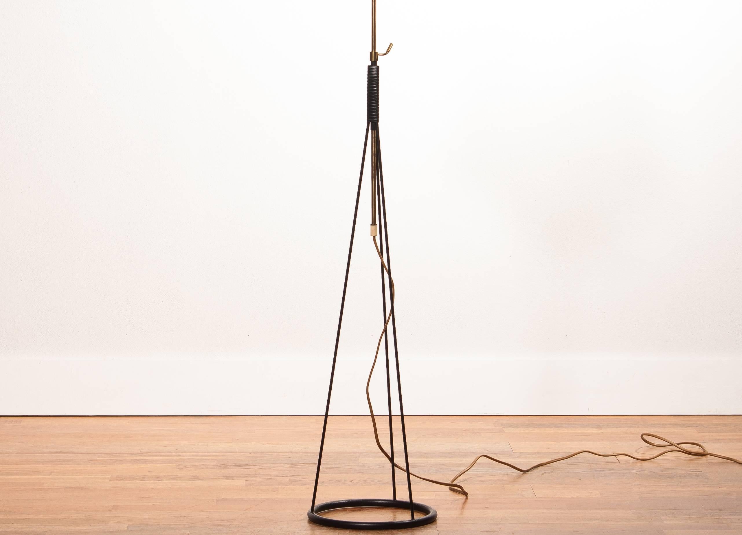 Floor Lamp by Falkenbergs Belysning, Denmark In Good Condition In Silvolde, Gelderland