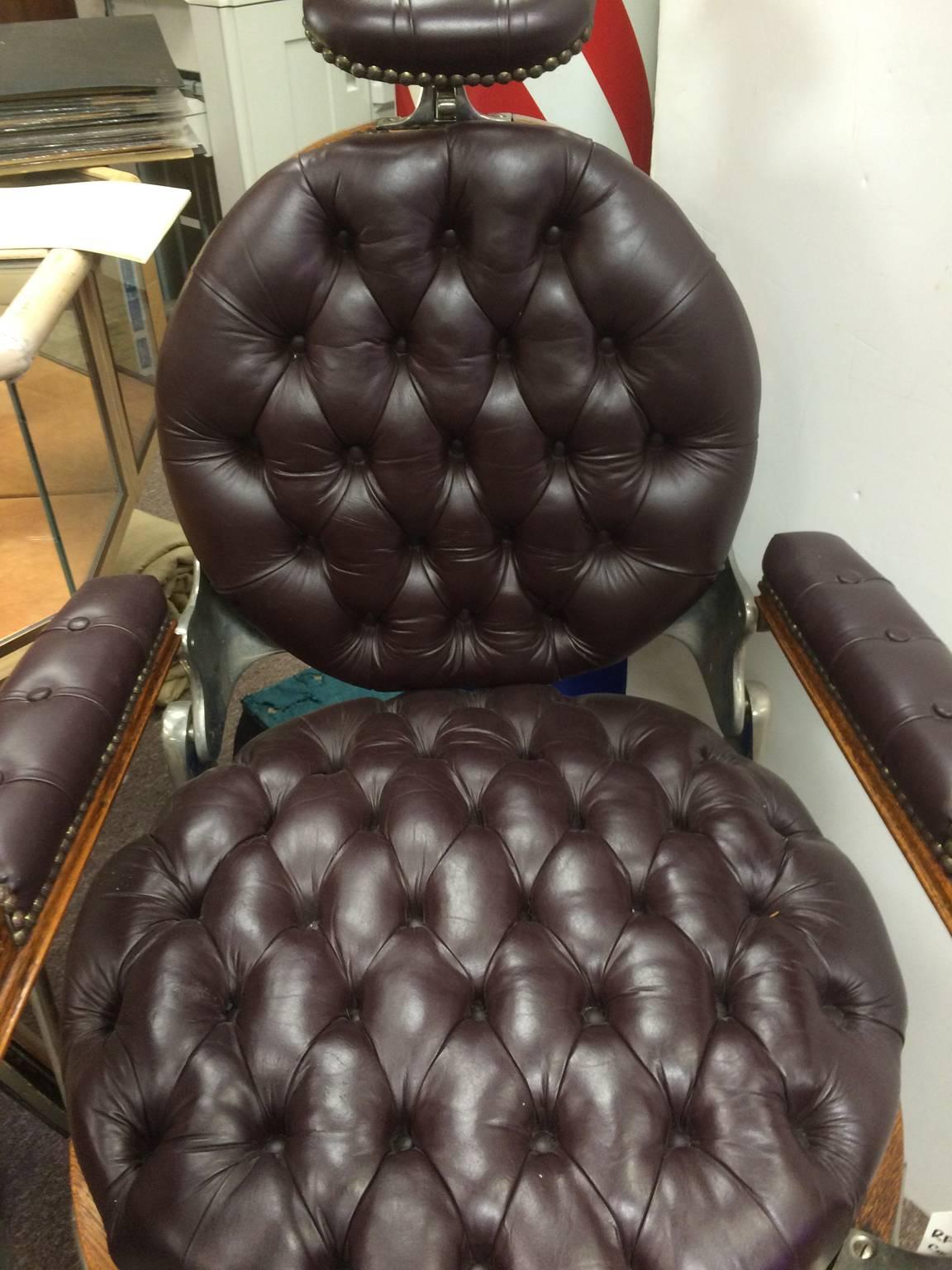 tree barber chair