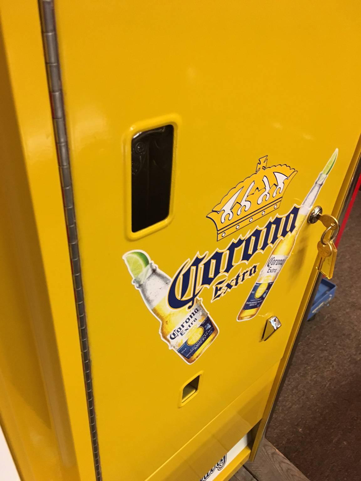 Fully Restored Cavalier 64 Corona Beer Refrigerator In Good Condition In Atlanta, GA
