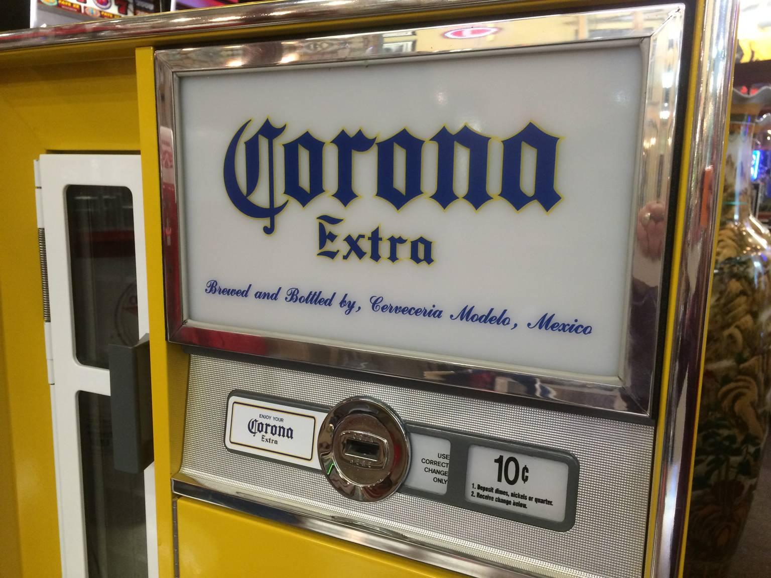 20th Century Fully Restored Cavalier 64 Corona Beer Refrigerator
