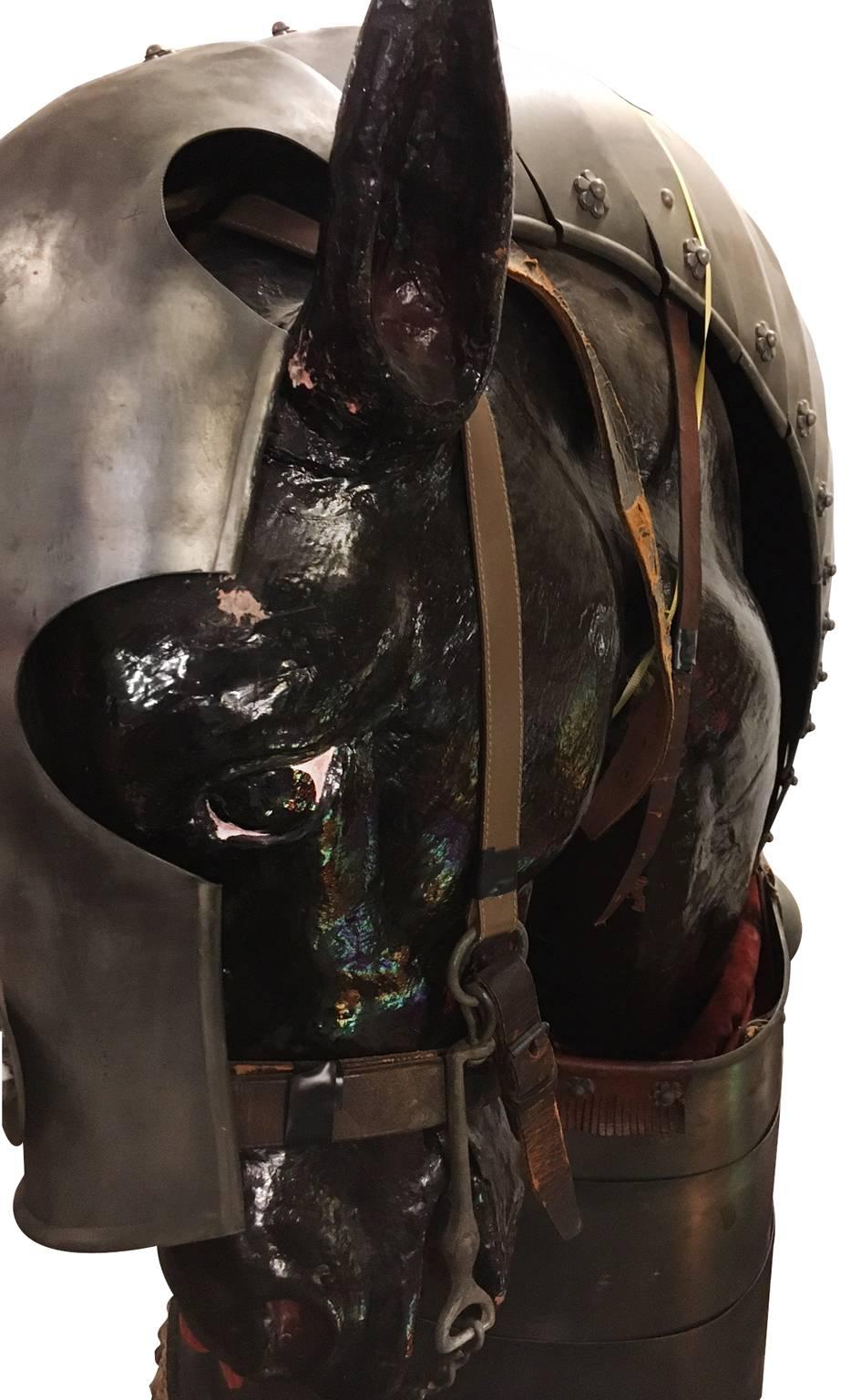 19th Century Knight and Horse Suits of Armor