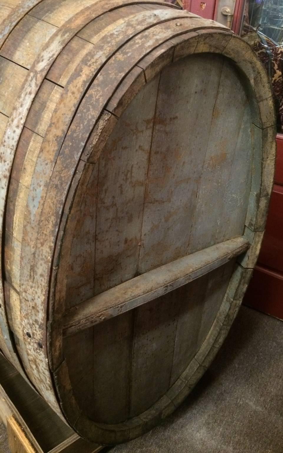 Metal Antique Wine Barrel Keg