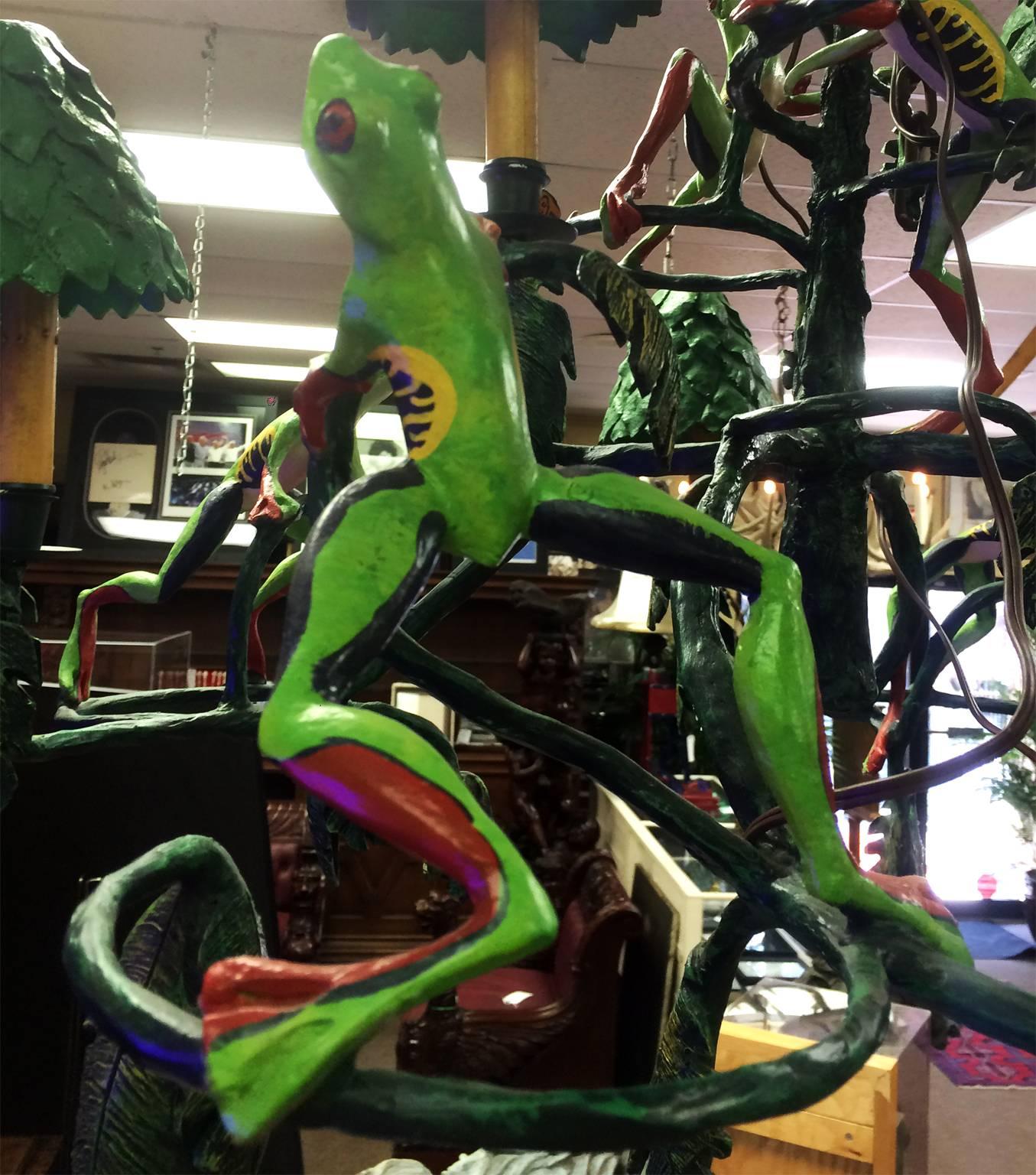 American Tree Frog Chandelier