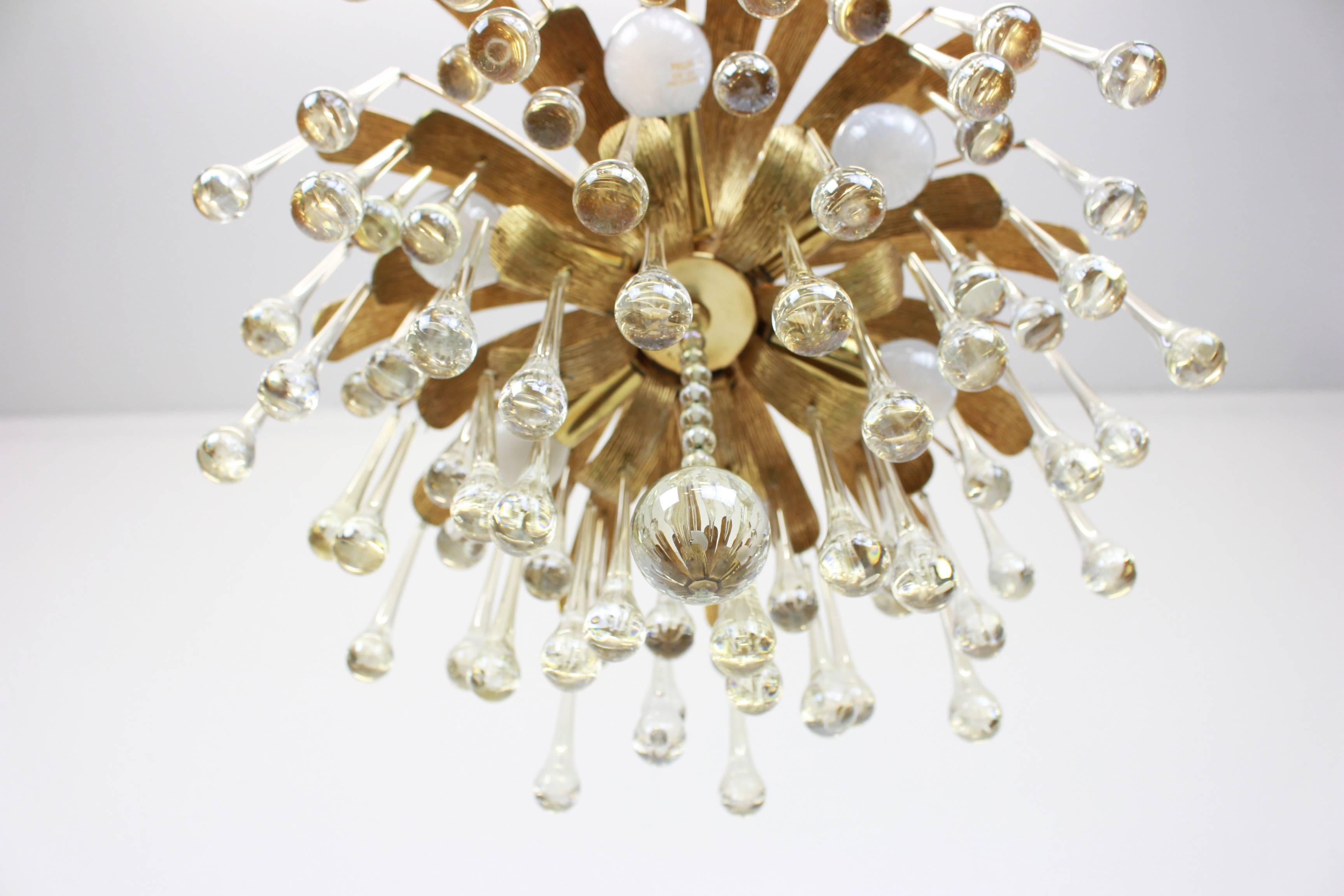 murano glass teardrop chandelier