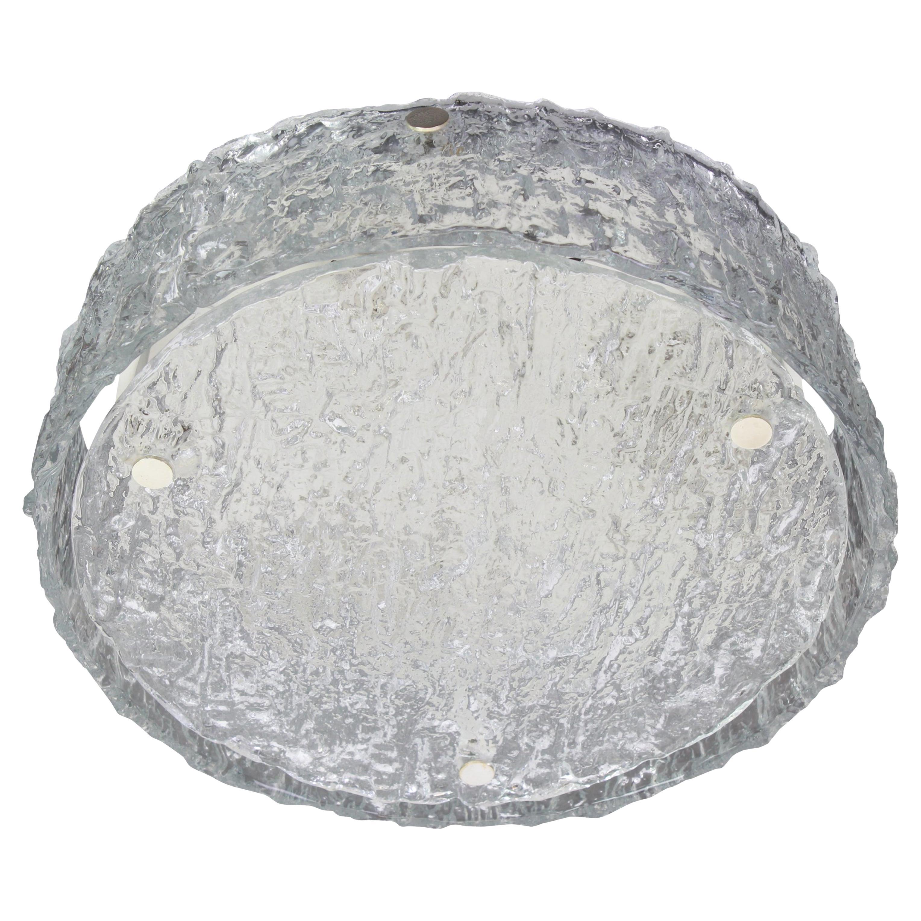Gran aplique de cristal de Murano de Kaiser, Alemania, años 60