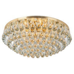 1 of 3 Large Murano Glass Tear Drop Chandelier by C.Palme, Germany, 1970s