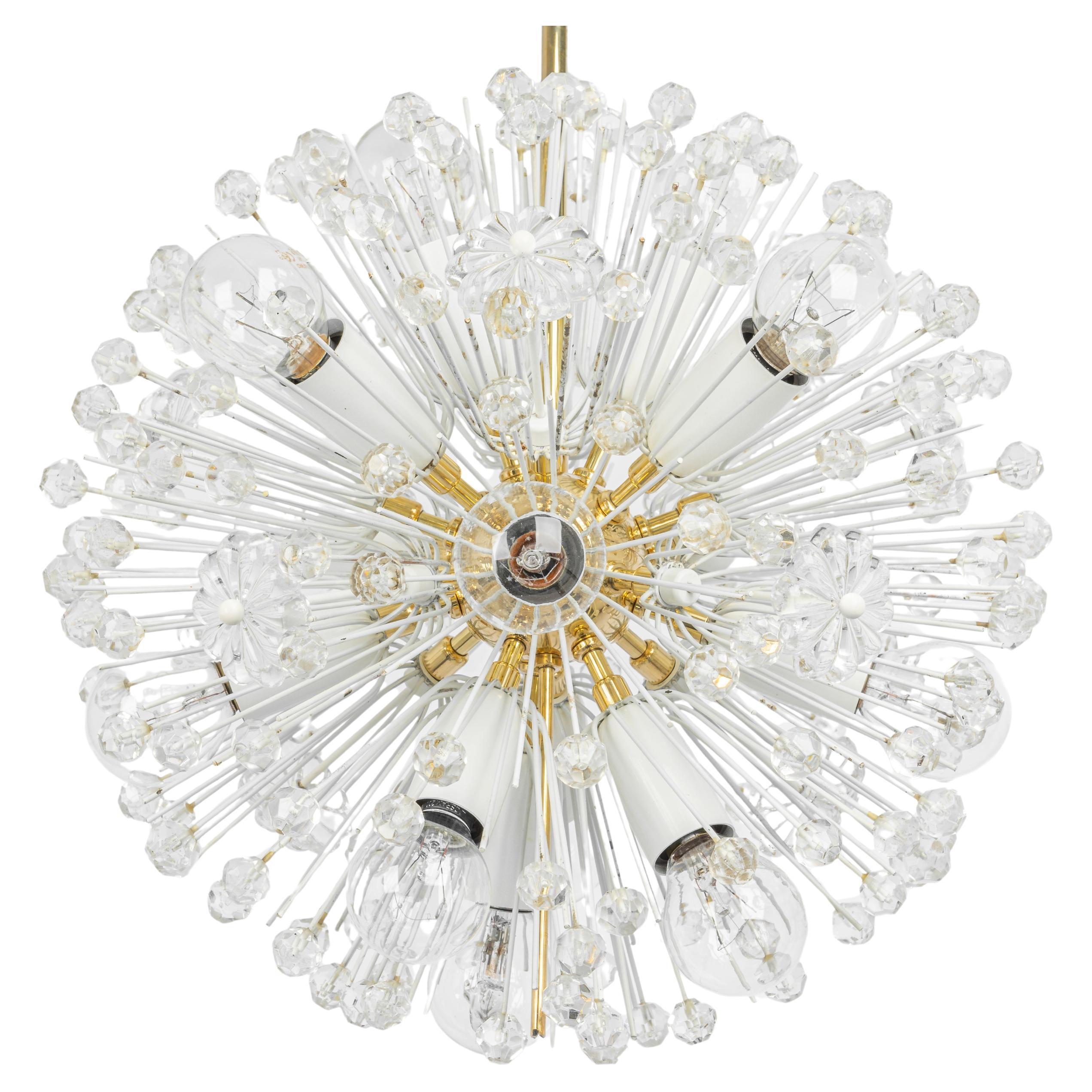1 di 3 Lampade a sospensione Petie Starburst in ottone di Emil Stejnar, Austria, anni '60