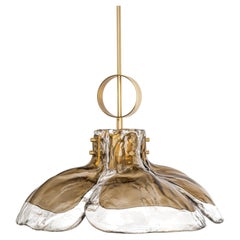 Gran araña de cristal de Murano diseñada por Kalmar, Alemania, años 60