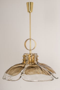 Gran araña de cristal de Murano diseñada por Kalmar, Alemania, años 60