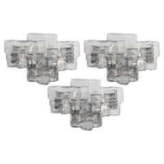 1 of 3 Large Kalmar Murano Sconces Wall Lights, Austria, 1960s