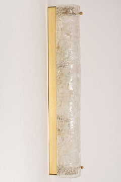 Pair of Large Murano Glass Sconces Modernist Wall Light, Germany, 1960s
