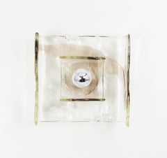 Gran aplique de cristal diseñado por Carlo Nason para Kalmar, década de 1960