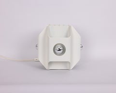 White Space Age Table Lamp by Klaus Hempel for Kaiser, 1970s