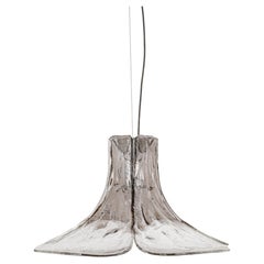 1 of 2 Stunning Murano Pendant Light Designed by Carlo Nason for Kalmar, 1970s
